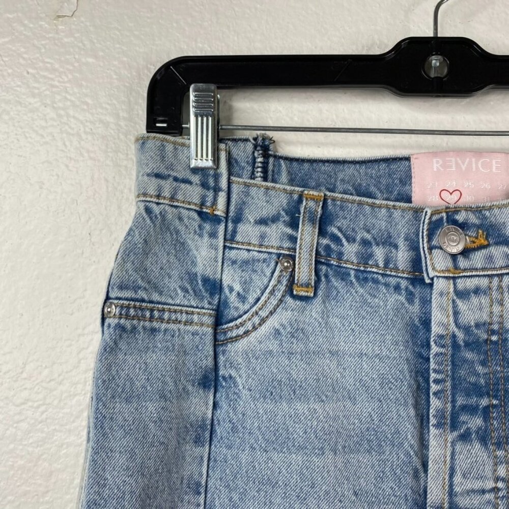 Revice Jeans Women's Blue Gemini Different Views High Waist Straight Leg Size 29 - Picture 5 of 13